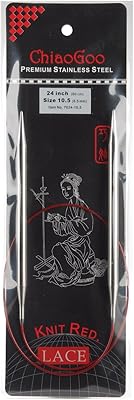 ChiaoGoo Knit Red Lace Circular 24