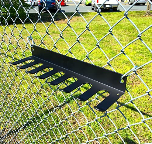 Storeyourboard Baseball Bat Storage Rack, 14 Bat Caddy, Hanging Organizer, Wall Or Fence Mount, Equipment Holder, Solid Steel, Gloves Helmets Cleats #TOP1