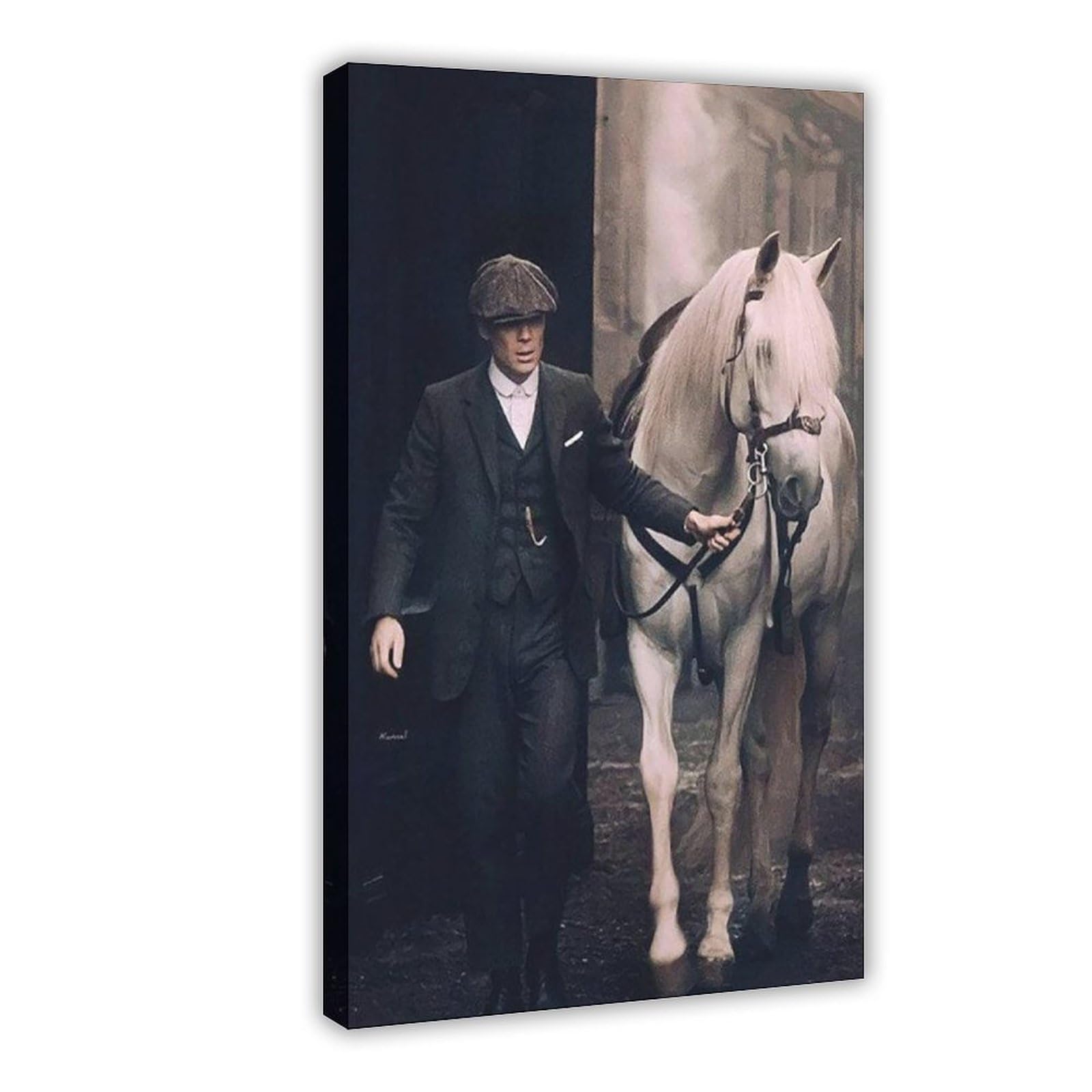 Ncudank Vintage Peaky Blinders Art Canvas Poster Bedroom Decor Landscape Office Room Decor Gift 20X30inch(50X75cm)