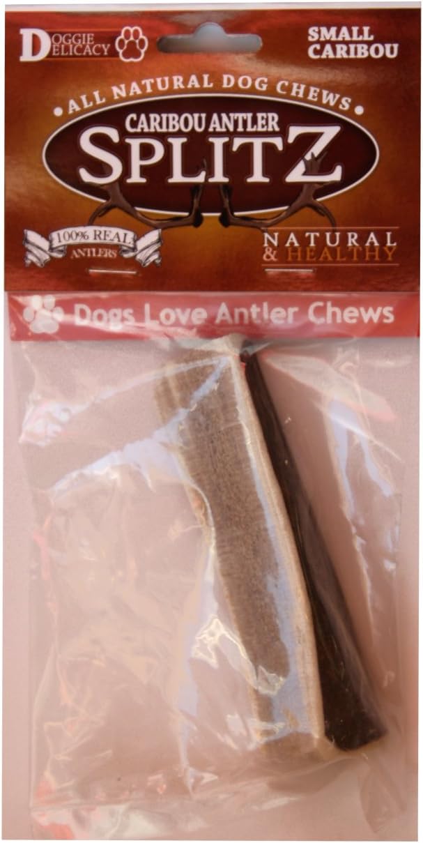 Caribou Split Antler Dog Chews Small Caribou Antler Dog Chew - All Natural Made in USA