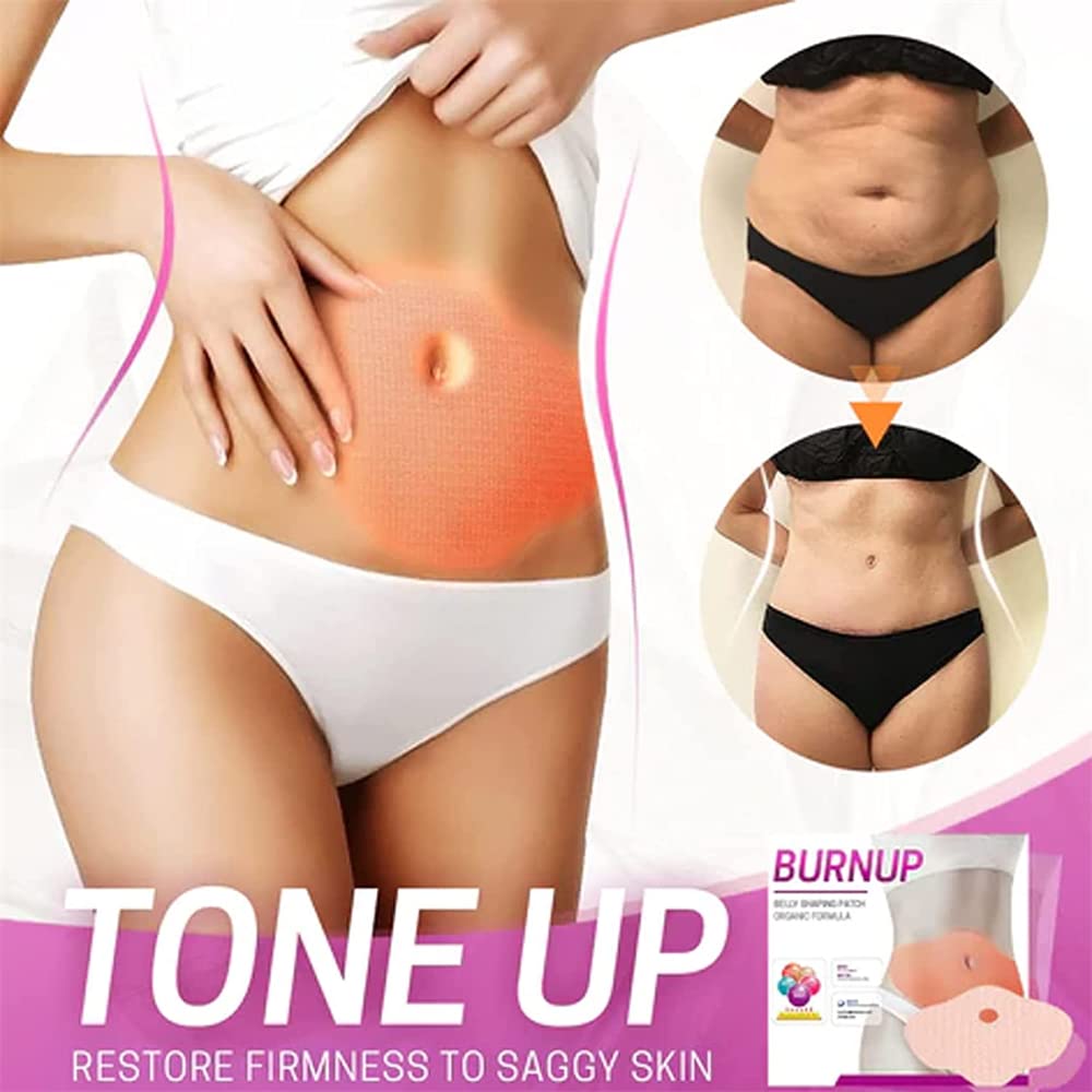 BurnUp Belly Shaping Patch,Natural Herbal Slimming Patches,Perfect Detox Slimming Patch,Belly Fat Burner,Quick Slimming Belly Button Patch for Men Women (15Pcs)