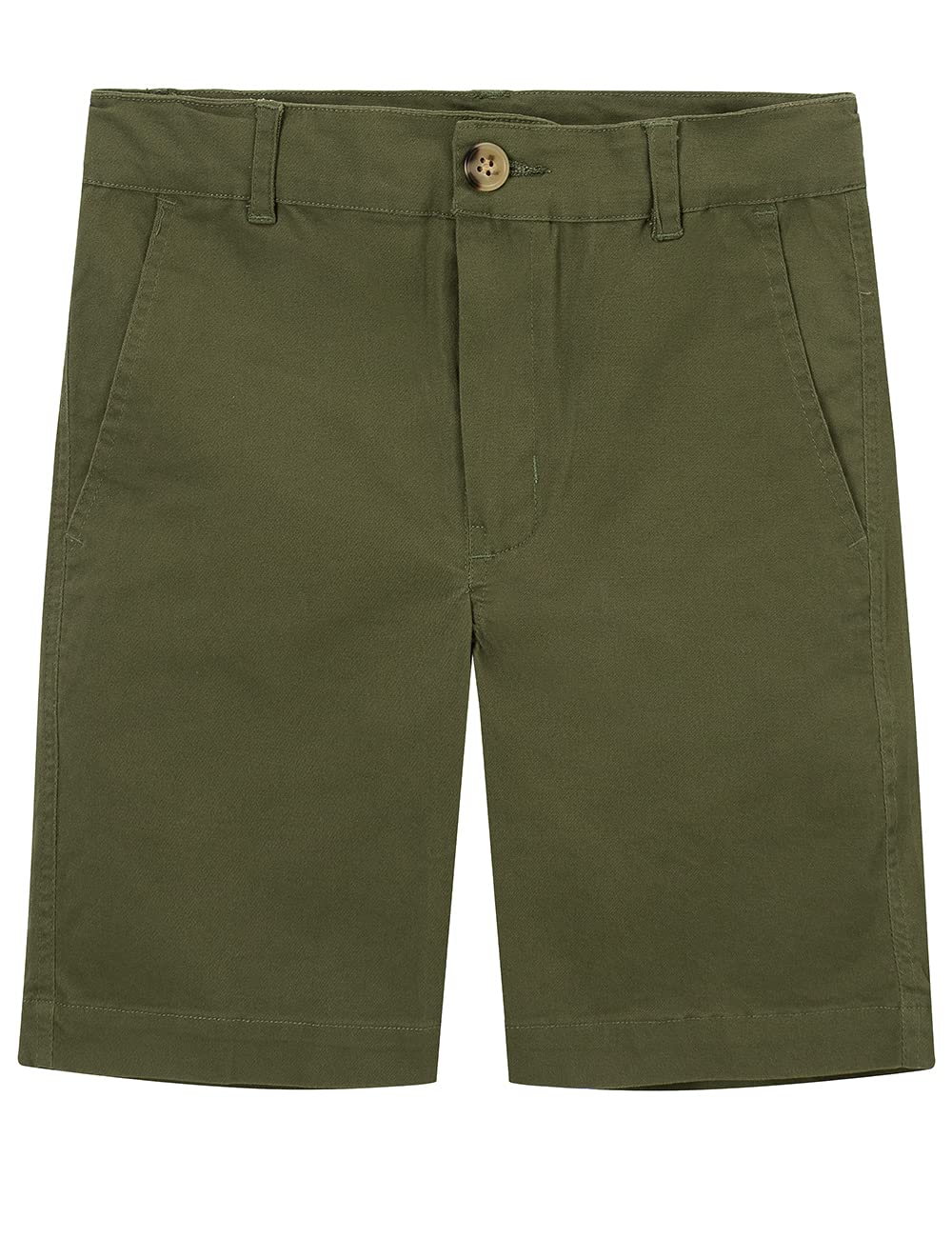 Pantalones cortos de chino para niño de algodón Spring&Gege verde de 13 a 14 años 8