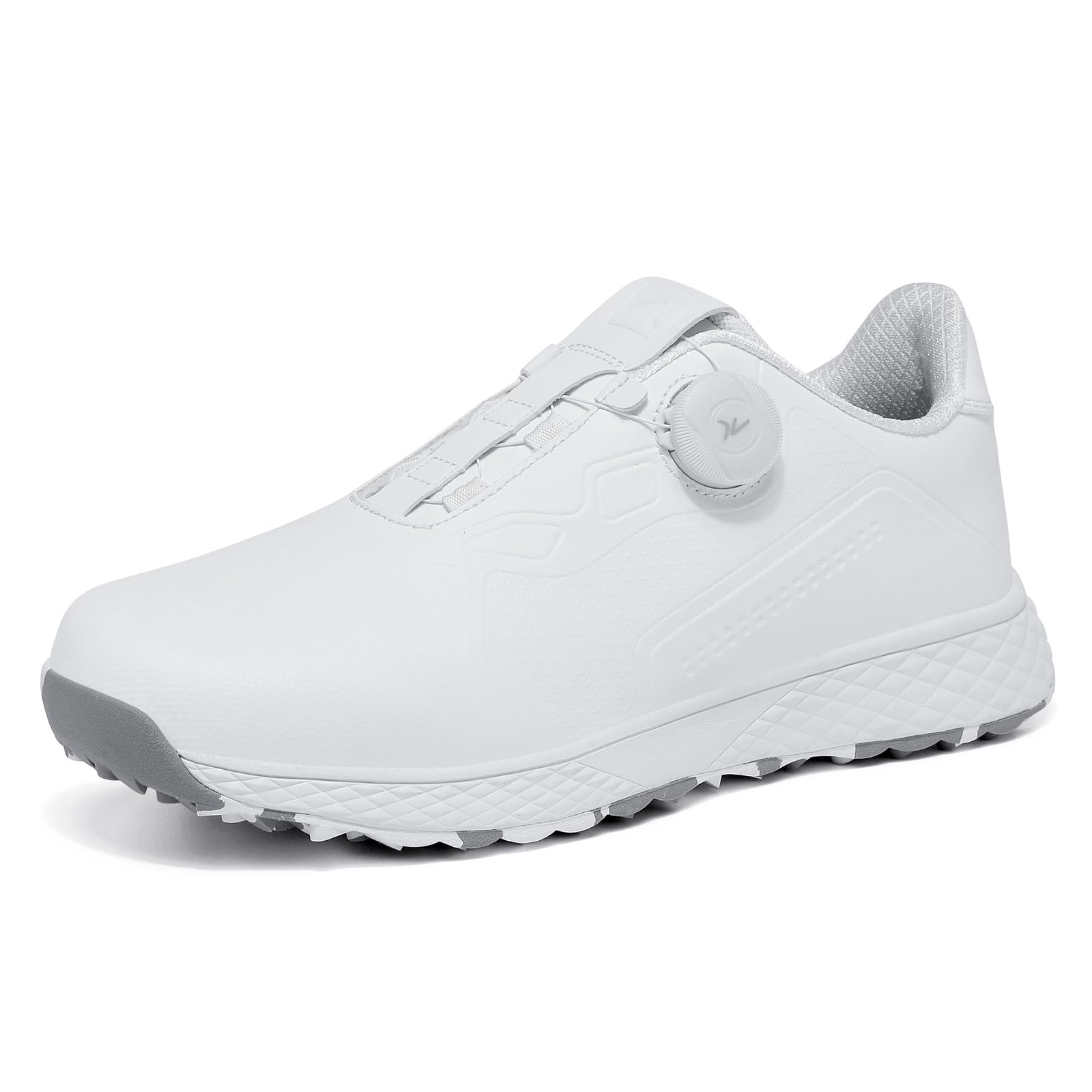 JiuQing Buty golfowe bez kolców męskie damskie wodoodporne antypoślizgowe lekkie do chodzenia codzienne sportowe