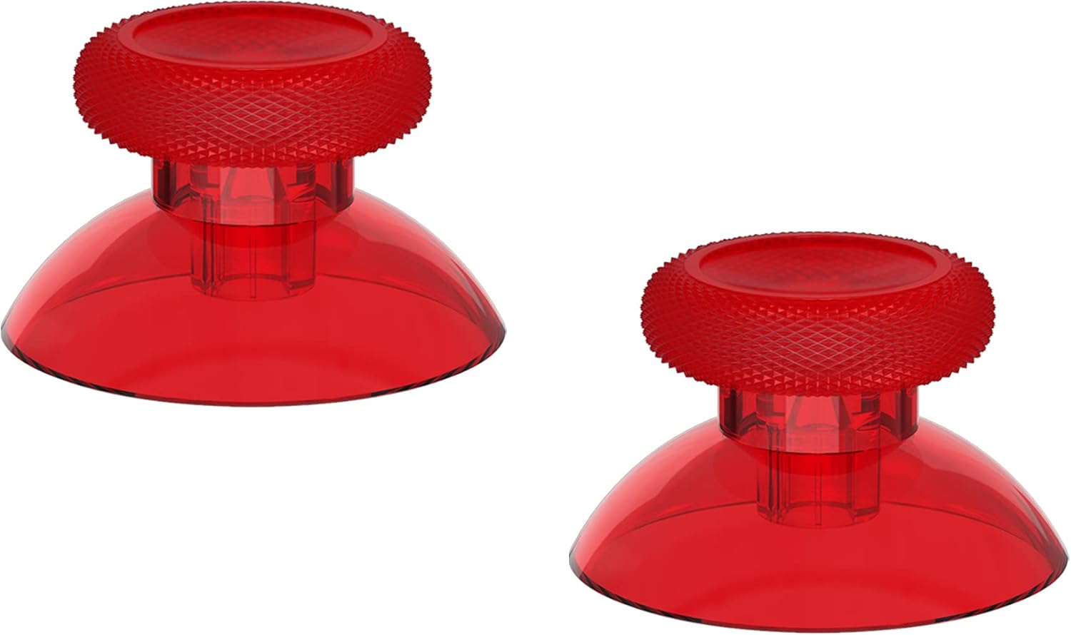 eXtremeRate Replacement Thumbsticks for Xbox Core Wireless Controller, Joysticks Repair Kit for Xbox Series X/S Controller, Custom Analog Stick Buttons for Xbox One S/X/Elite Controller - Clear Red - Image 8