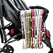 10 pcs Baby Sippy Cup Holder Strap Pacifier Clip Holder Stroller Hanging Toys Leash Anti-Drop Belt (10 Colors)