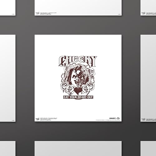 Miniatura 2 de Trends International Gallery Pops Child's Play - Póster de pared de Chucky Eat Your Heart Out, 12.00 x 12.00 pulgadas, versión sin marco