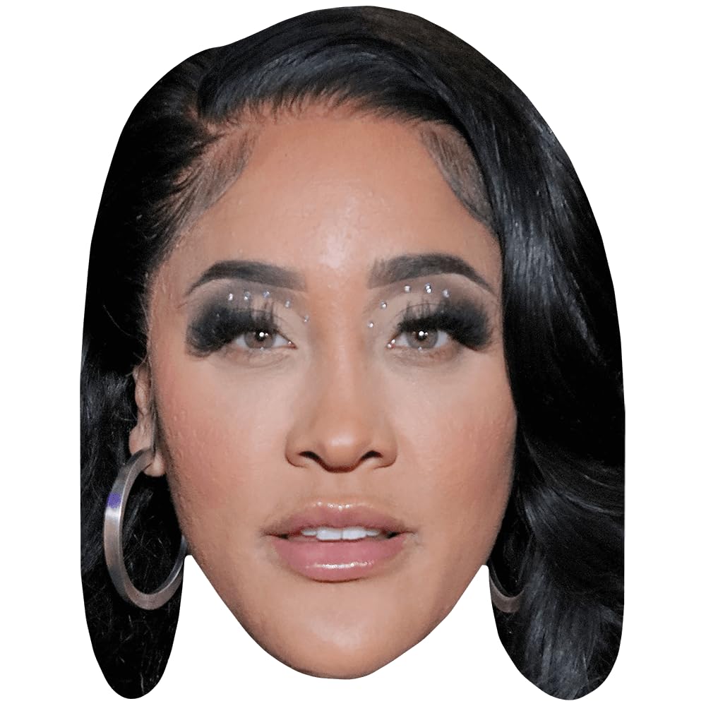 Natalie Nunn (Make Up) Celebrity Mask, Flat Card Face, Fancy Dress Mask