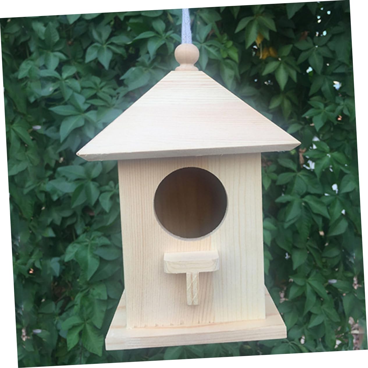 BESPORTBLE 3stücke Vogelhaus Für Kleine Vögel Bequemer Lebensraum Für Kanarienvögel Papageien Co Für Garten Und Außenbereich Natürliche Holzoptik Robust Und Einladend