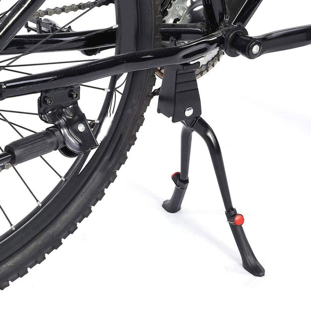 Adjustable Kickstand Center Mount Double Leg Bike Kickstand - Adjustable Aluminum Alloy For 24-28" Bicycles Adjustable Bicycle Stand