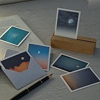 Vista 6 de Monolike Tarjeta Día a Día, 105 Luna - Mezcla de 48 mini tarjetas individuales, 24 sobres Paquete