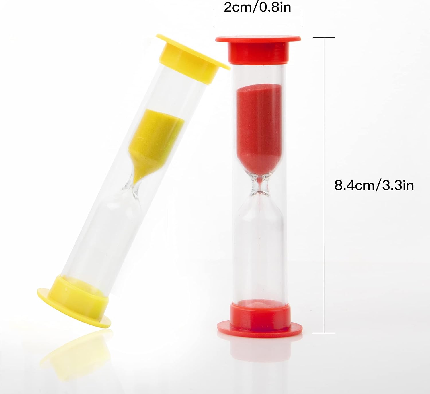 Sand Timer, Ulocest 6 Pack Sand Hourglass 30S,1M,2M,3M,5M,10M for School, Kitchen