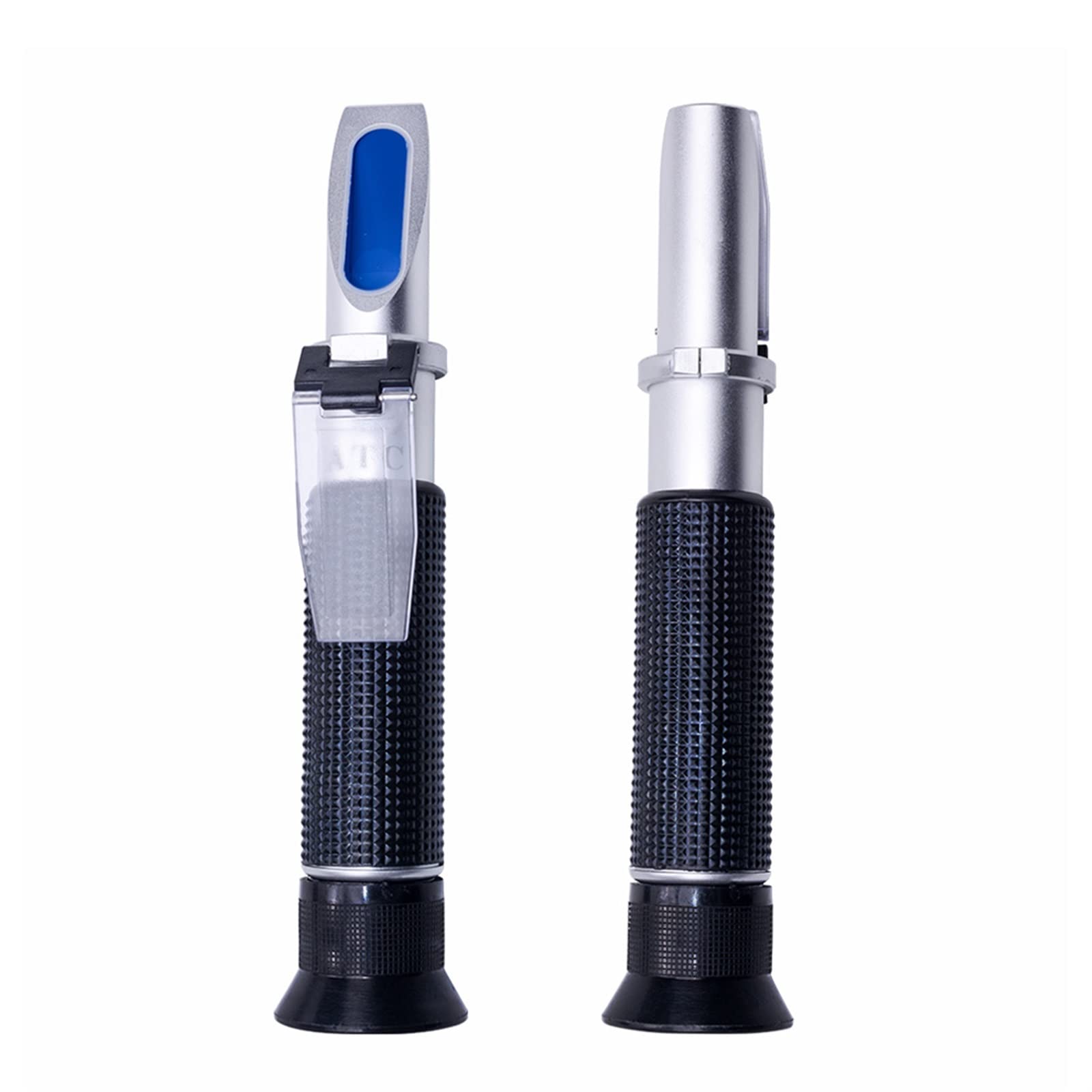 Refractometer, Refraktometr zasolenia ręcznego zasolenia ATC 0-100% 1.000-1.070 Salinometr stężenia soli morskiej na akwarium,for Home(Copper core)