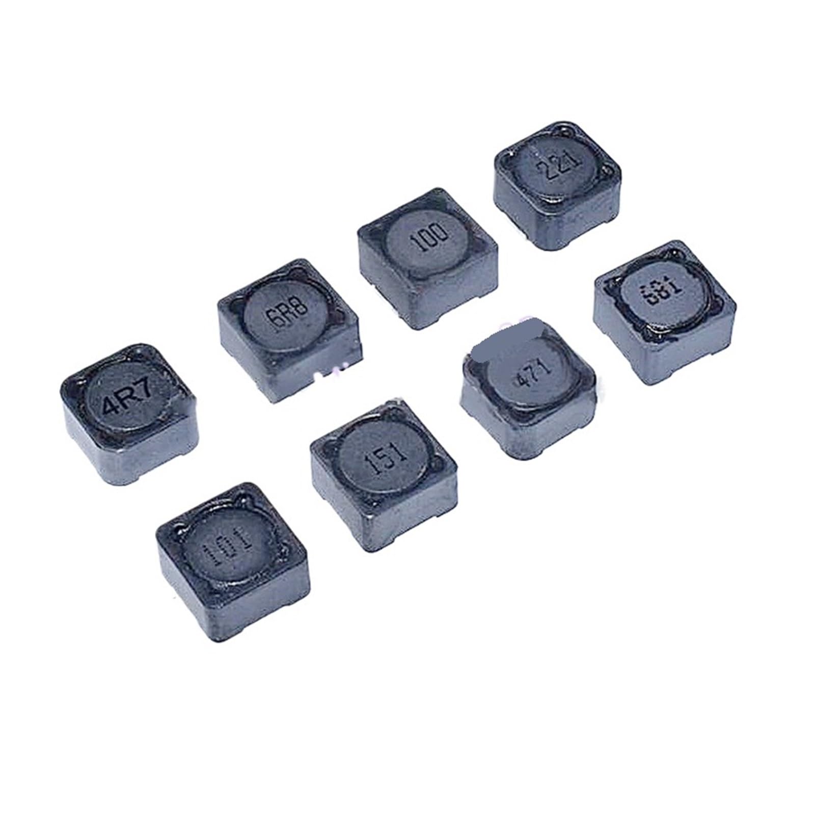 YMUGUEGH (10pcs) Inductor CD127R CD127 Power Inductance 2.2UH 3.3UH 4.7UH 6.8UH 10UH 15UH 22UH 33UH 47UH 68UH 100UH 150UH 220UH 470UH(470UH (471))