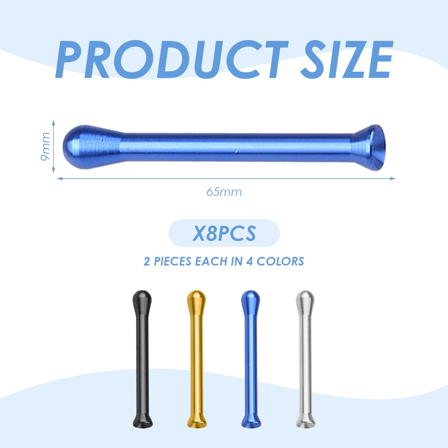 8 Pieces of Drawing Tubes, Portable Drawing Tubes, Metal Drawing Tubes ...