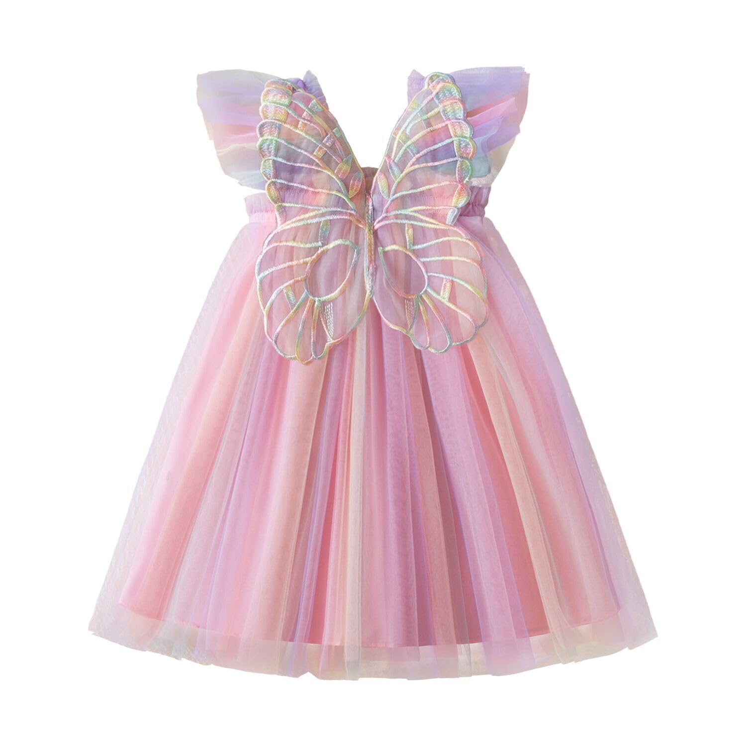 NNJXD baby girl rainbow tulle dress