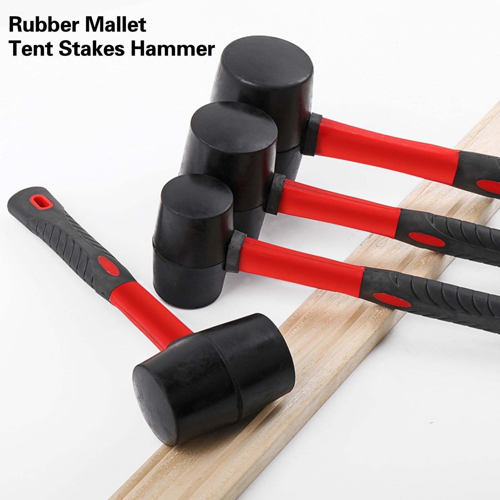 Altsuceser Gummihammer mit rutschfestem Griff, Gummihammer für Bodenbelag, Zeltheringe, Holzbearbeitung, Camping, weiche Schlagaufgaben ohne Beschädigung, A 8 oz Baumarkt