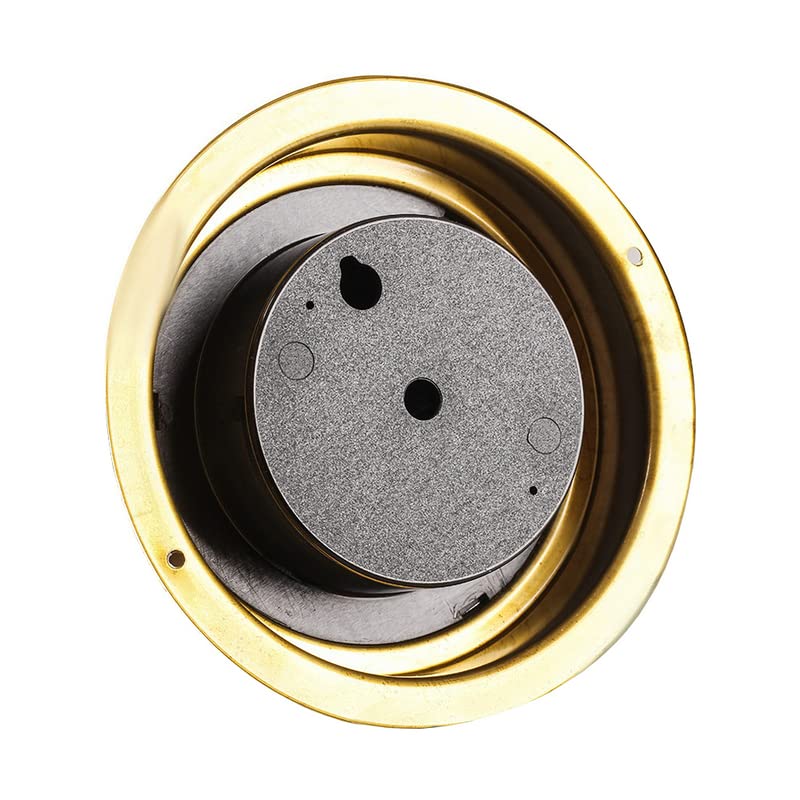 4PCS/Set Wall Mounted Thermometer Hygrometer Barometer Watches Clock Copper Shell Zirconium Marine for Weather Station