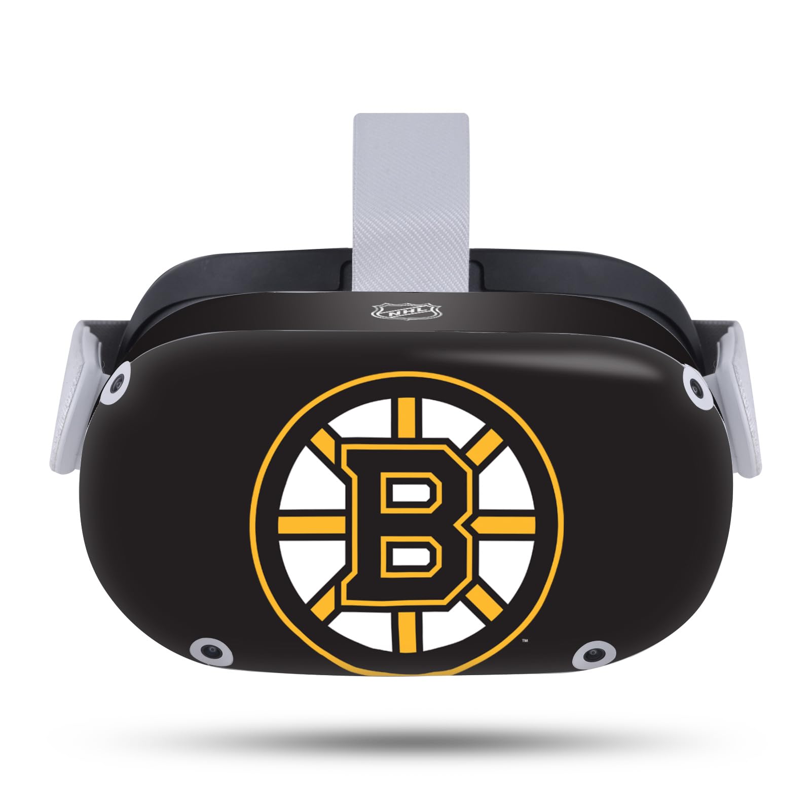 Head Case Designs Officially Licensed NHL Plain Boston Bruins Vinyl Sticker Skin Decal Cover Compatible with Meta Quest 2
