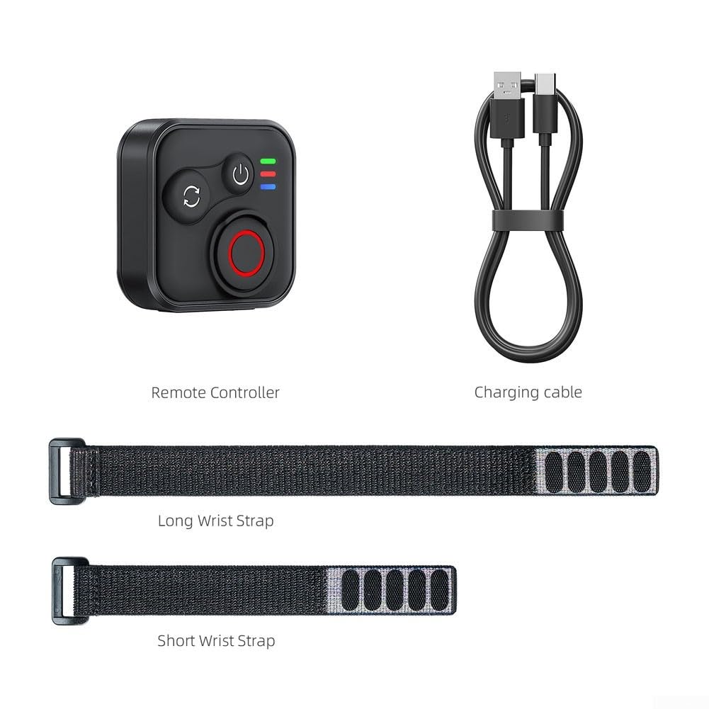 Telecomando GPS per Insta360 X5/X4/X3/One X2/Go 3S/GO 3/Ace Pro 2/Ace Pro/Ace/One RS/One R, raggio di controllo remoto wireless 50 m