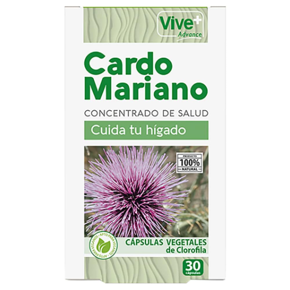Capsule vegetali a base di cardo mariano 30 pz. Confezione da 6.
