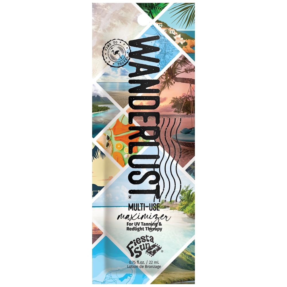 Fiesta Sun Wanderlust Tanning Maximizer For UV Tanning & Redlight Therapy 22ml