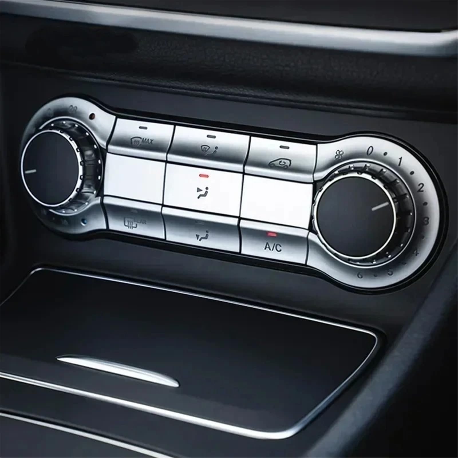 Compatible Avec Benz Pour Classe B Pour W246 2012-2019 Autocollant Style Voiture Console Centrale Boutons Climatiseur Autocollants Garniture
