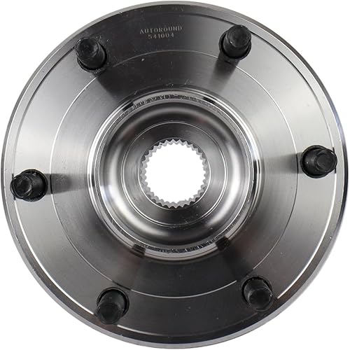 Miniatura 7 de Autoround 541004 Par de bujes de rueda trasera y cojinete para Nissan Pathfinder Armada 05-13, Infiniti QX56 04-11, 6 lengüetas con ABS