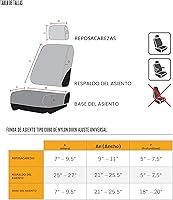 Vista 5 de Carhartt Funda de asiento de cubo ajustada universal de lona duck de nylon, protección duradera del asiento con Rain Defender, individual, negro