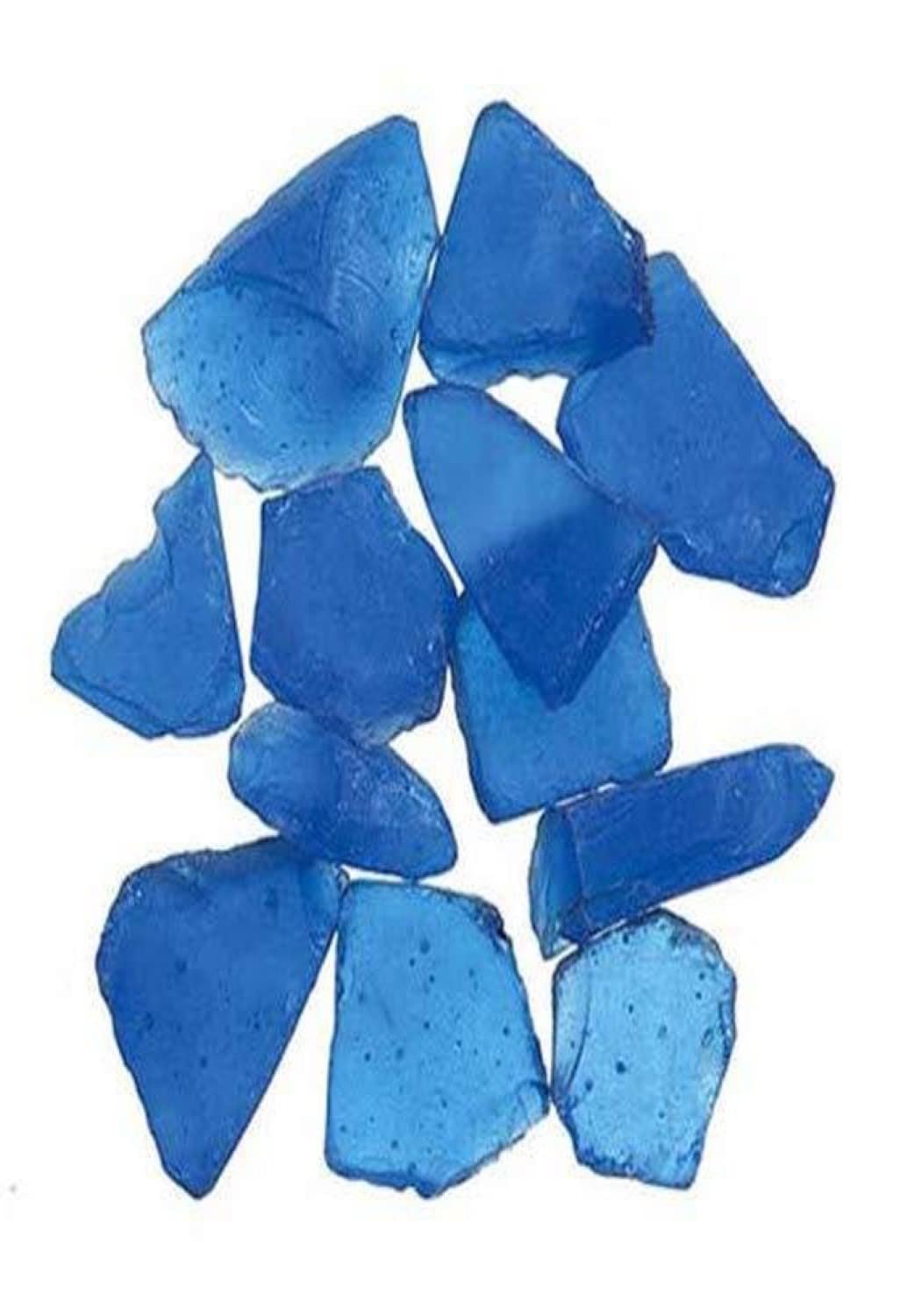 Billes de verre bleu foncé de 0,5 kg pour décorer vos vases