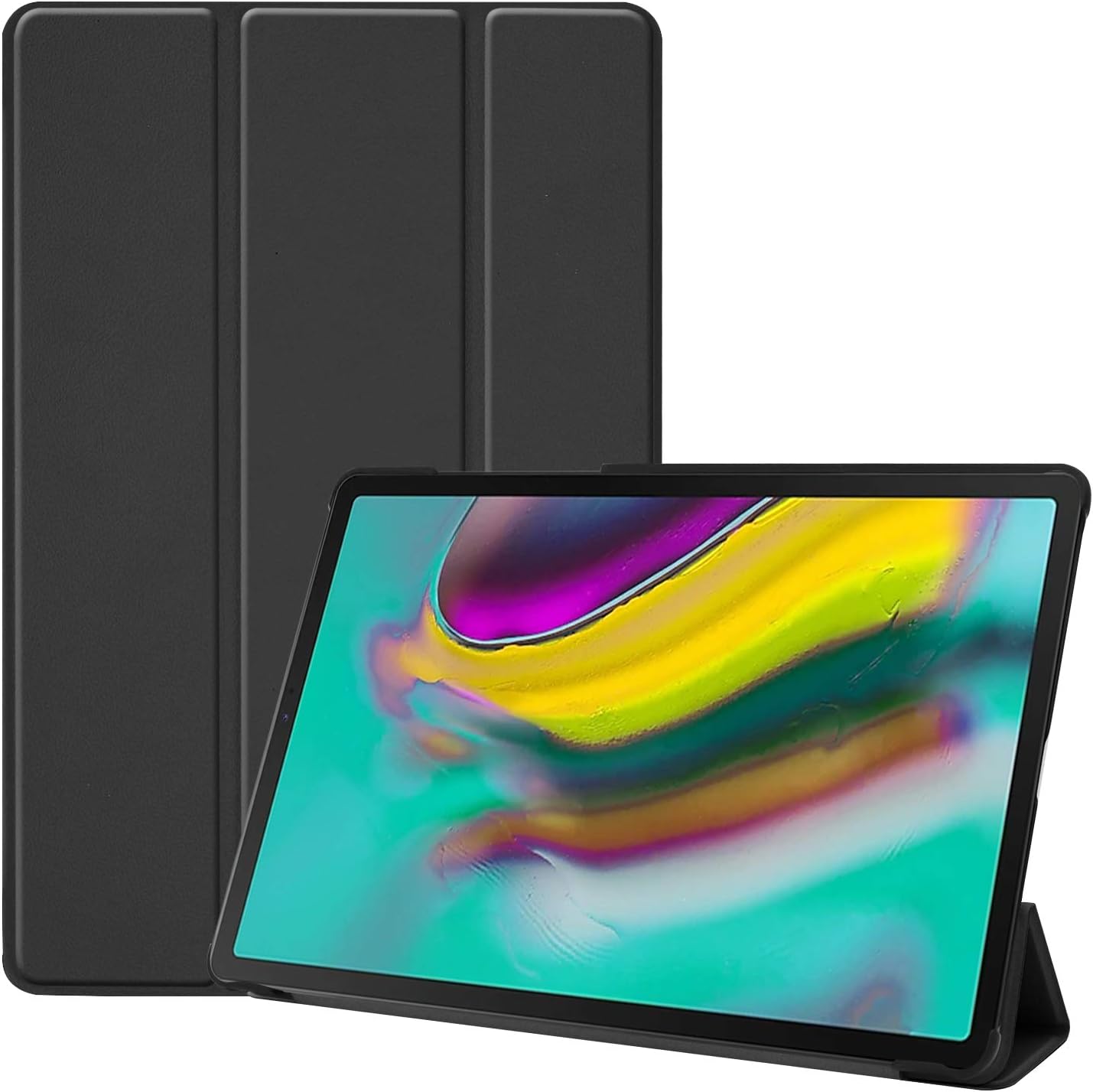 Fmway Case for Samsung Tab S5e, Smart Leather Cover with Stand Function Auto Wake/Sleep for Samsung Galaxy Tab S5e T720 T725