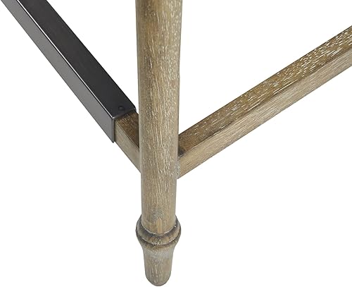 Miniatura 8 de MARTHA STEWART Hastings - Taburetes tapizados para mostrador, silla de cocina con altura del asiento, barra de reposapiés de metal, lino sintético,