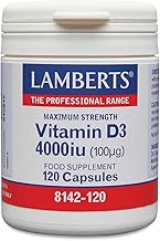 Lamberts Vitamin D3 4000iu (100ug) Maximum Strength 120 Capsules