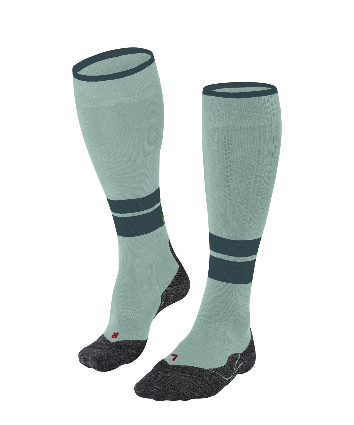 FALKE TK Compression W Kh laine fil fonctionnel 1 paire, Chaussettes de randonnée Femme, Vert Mint 7630 - Tour de mollet W1, 39-42 W1