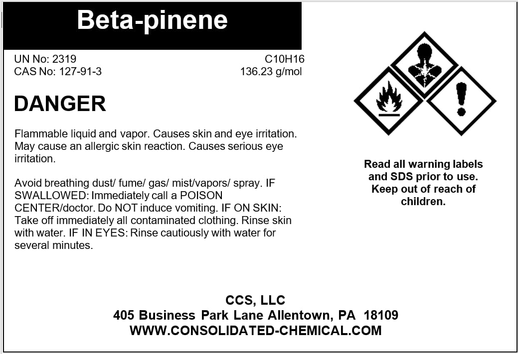 Beta-pinene 98% High Purity Aroma Compound 100mL