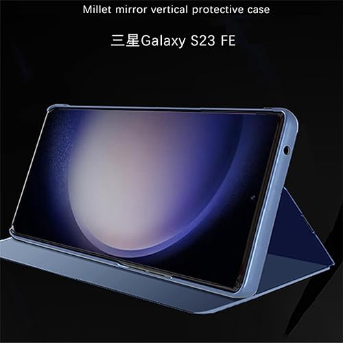 Miniatura 8 de Funda con espejo para Samsung Galaxy S23 FE 5G para mujer, maquillaje al aire libre, bonita funda delgada para teléfono, protección completa, a