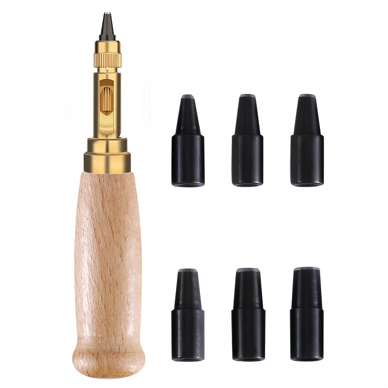 52 Punzoni Per Pelle Professionale - Set Per Perforazione Cuoio, Fai Da Te