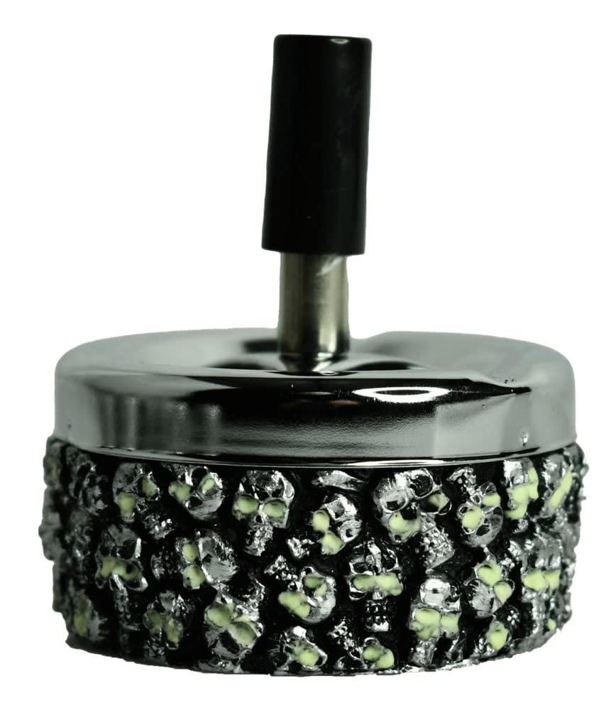 Nulite Dark Skulls - Glow In The Spinning Ashtray