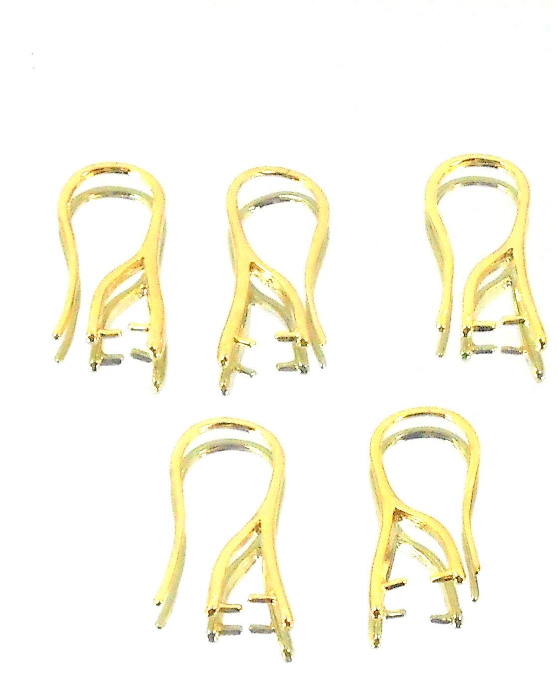 Gold Earrings Findings Pure 14k Plated Micron Thickness Ear