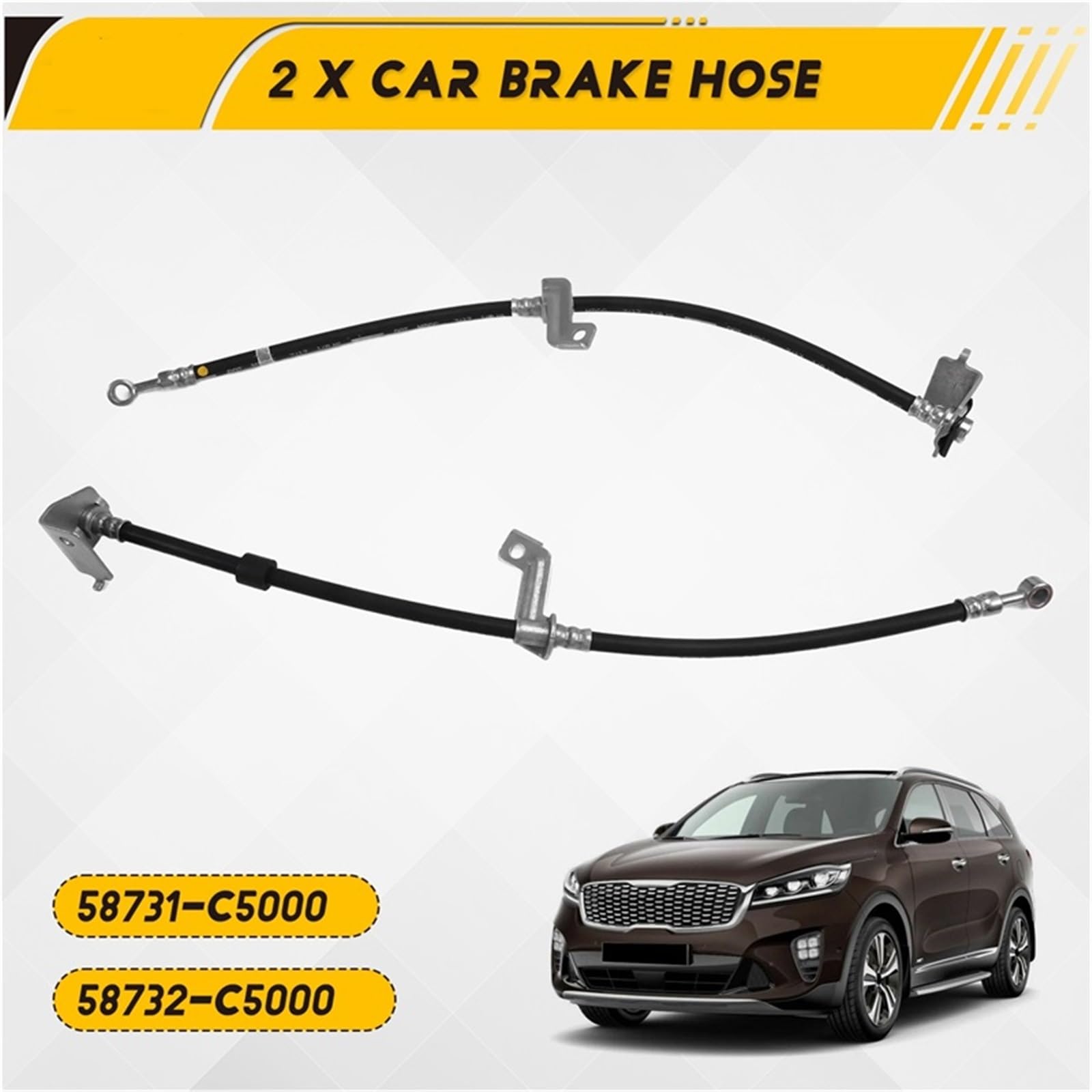rura hamulcowa Przewód hamulcowy samochodowy 58731-C5000 58732-C5000 pasuje do Kia Sorento 2016-2019
