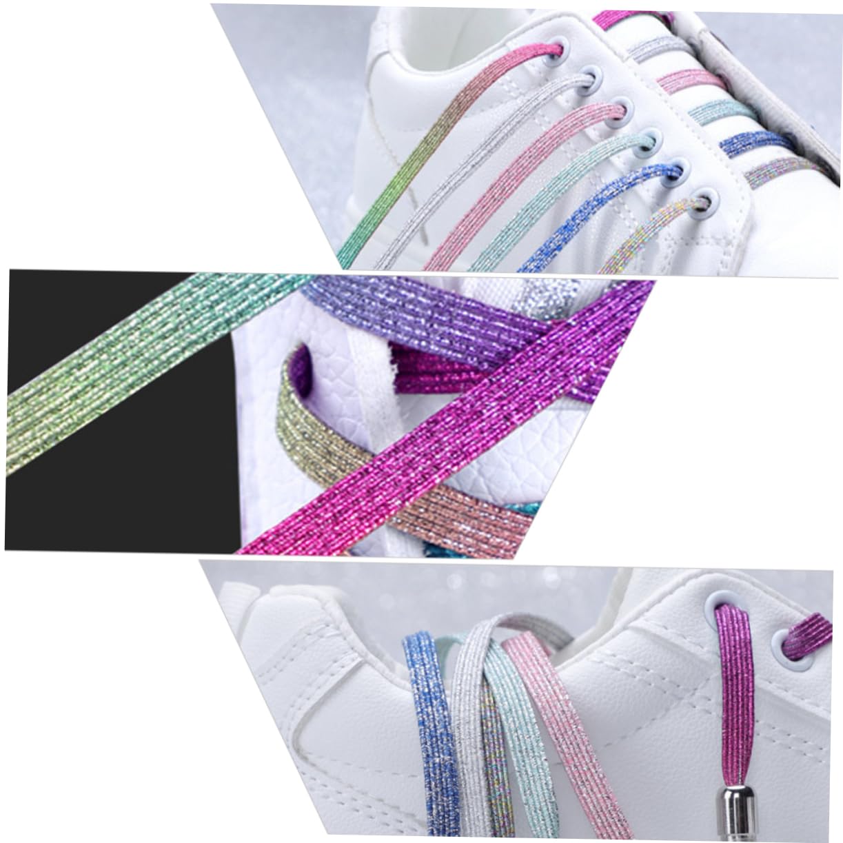 SHERCHPRY Cordones Perezosos Cordones Con Hebilla Para Niños Cordones Elásticos Para Zapatos Para Niños Zapatillas De Deporte Suministro De Bricolaje Cordones Elásticos Para Niños