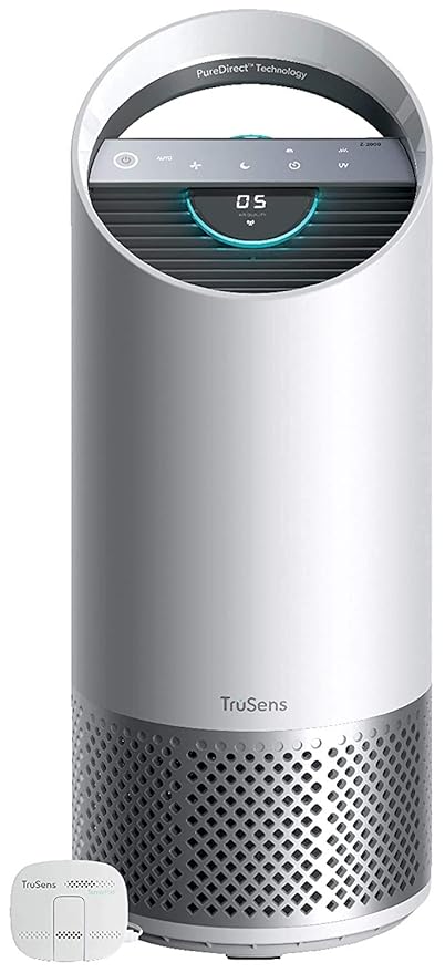 Air Purifier TruSens Z-2000 Air Purifier | Remote SensorPod | 360 HEPA Filtration with Dupont Filter | UV Light Sterilization Kills Bacteria Germs Odor Allergens in Home | (medium)
