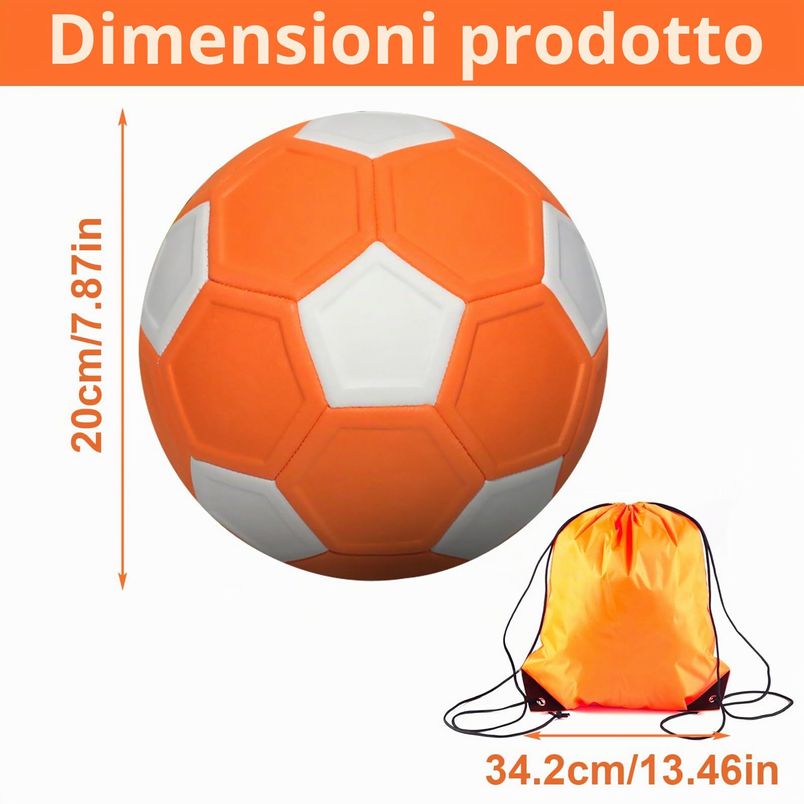 Pallone da Calcio Curvo, Palla da Calcio con Effetto a Giro, Palla da Calcio Curva da Calcio per Bambini, eggerissimo, aerodinamico, pallone da gioco con rotazione, per bambini e adulti,
