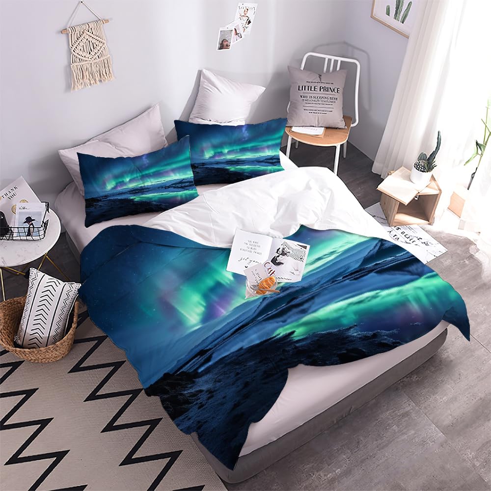 3D Aurora Bettwäsche Set 135x200 cm 4teilig（240-4）