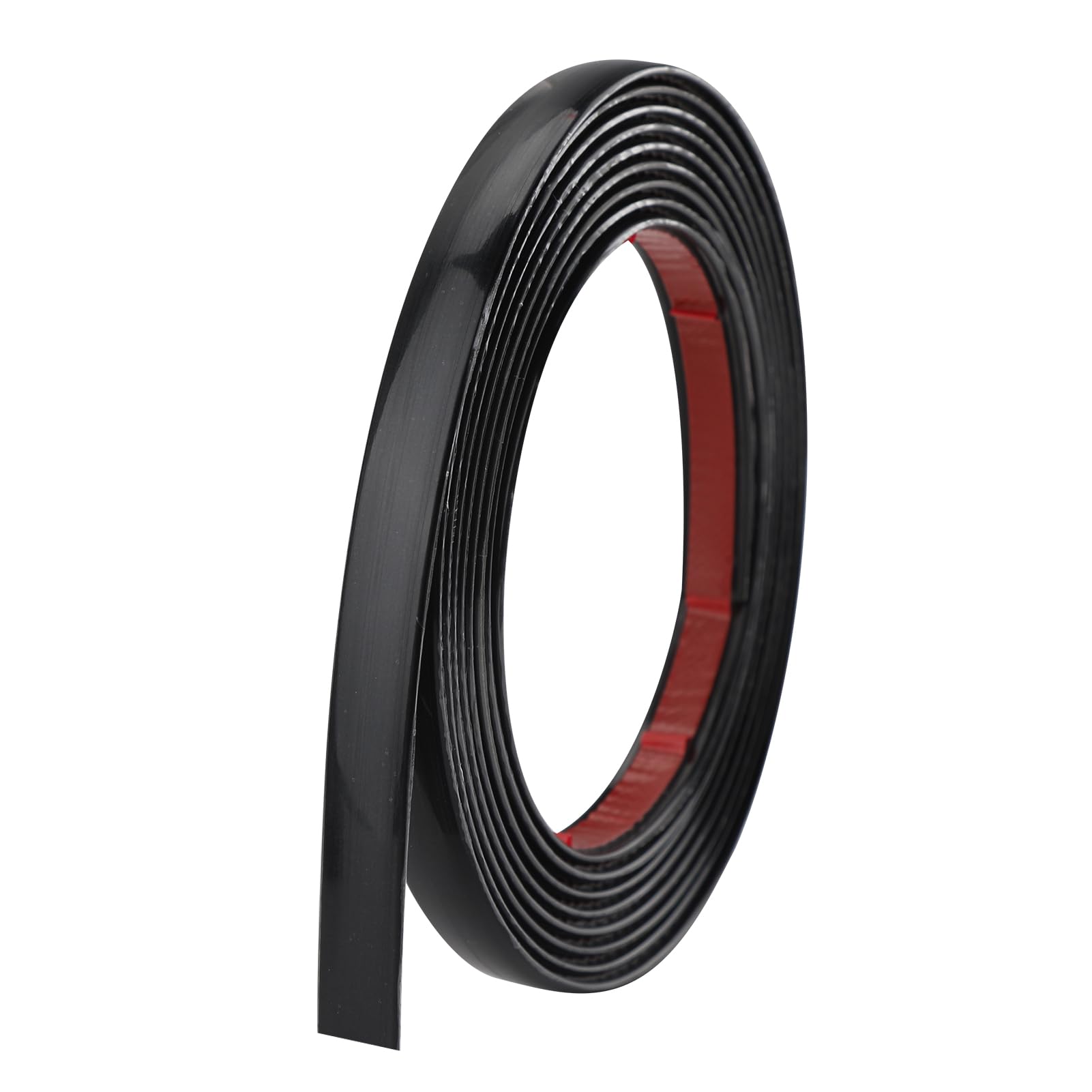 9.8FT Black Wall Trim, Flexible Moulding Trim Self Adhesive Tile Edging Trim PVC Plastic Seam Sticker for Mirror Door Ceiling Floor Panel Cabinet Corner Tile Edge Decor