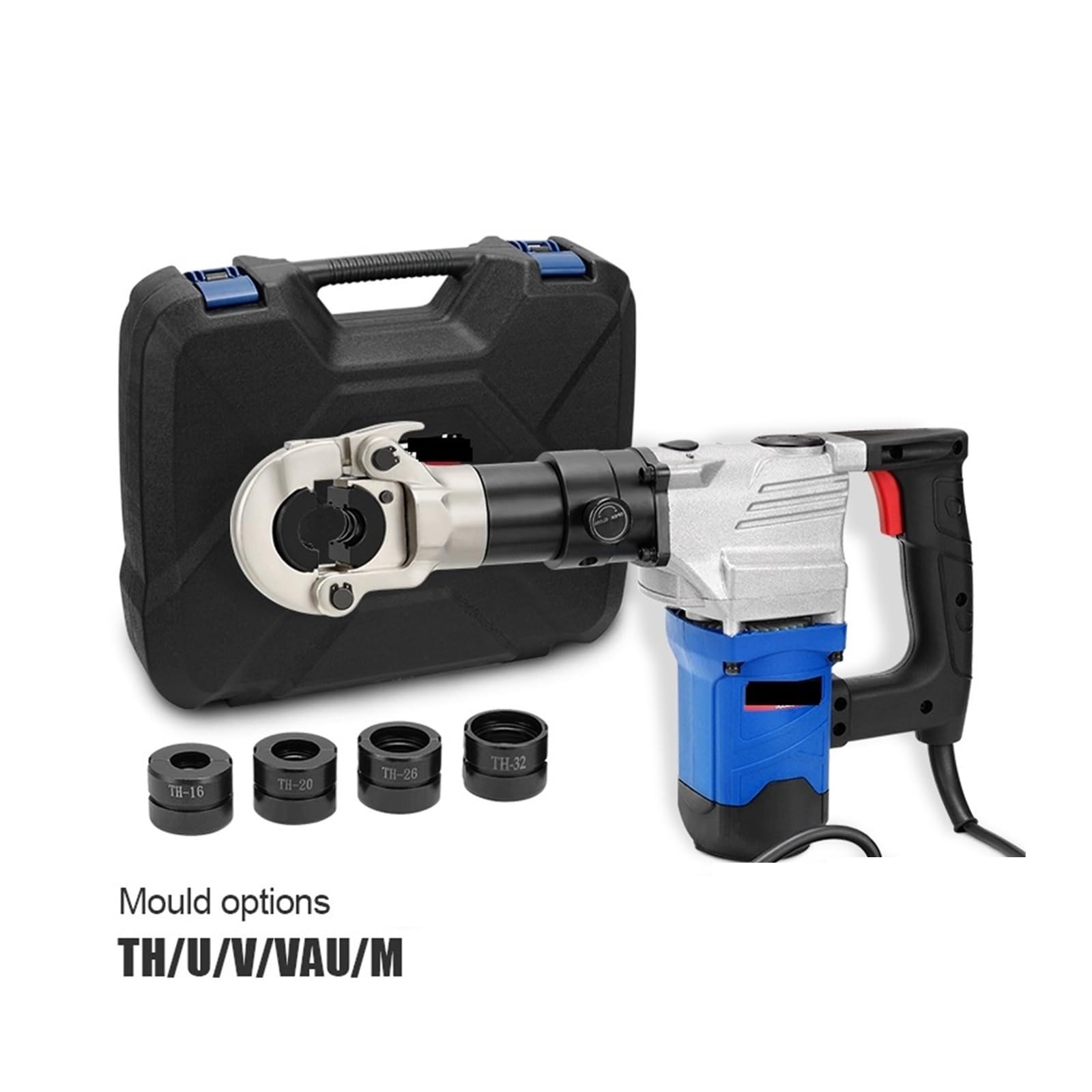 In-line Electric Power Hydraulic Pex Pipe Aluminiowe narzędzie do zaciskania rur z tworzyw sztucznych Zaciskarka do rur ze stali nierdzewnej dla entuzjastów majsterkowania(M12 15 18 22 28)