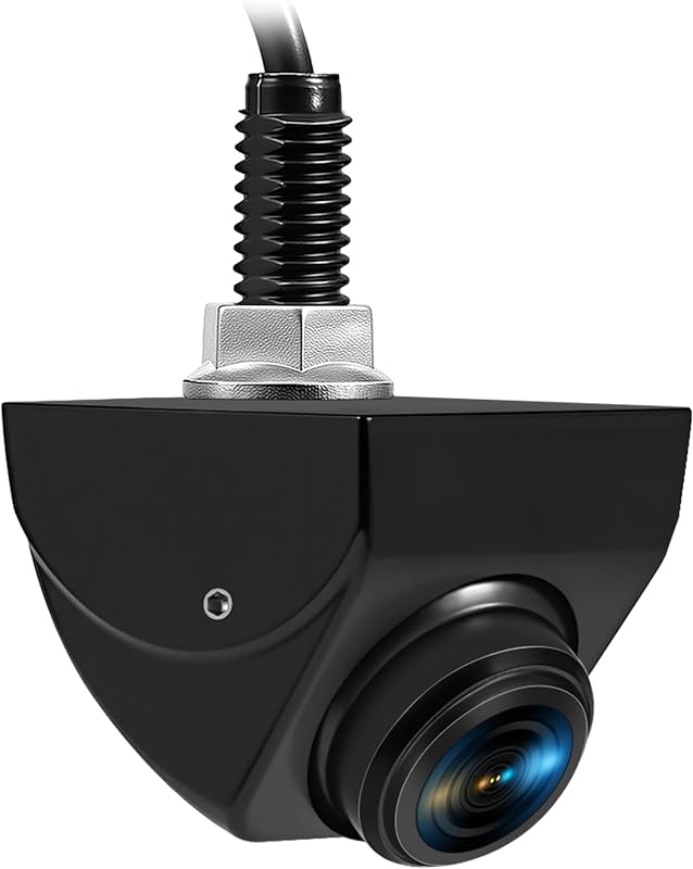 Backup Camera with Switchable Front View - AHD 1080P Metal Camera | 170° wide-angle view, super clear night vision, IP69 waterproof metal housing, fits cars, trucks, SUVs and vans.