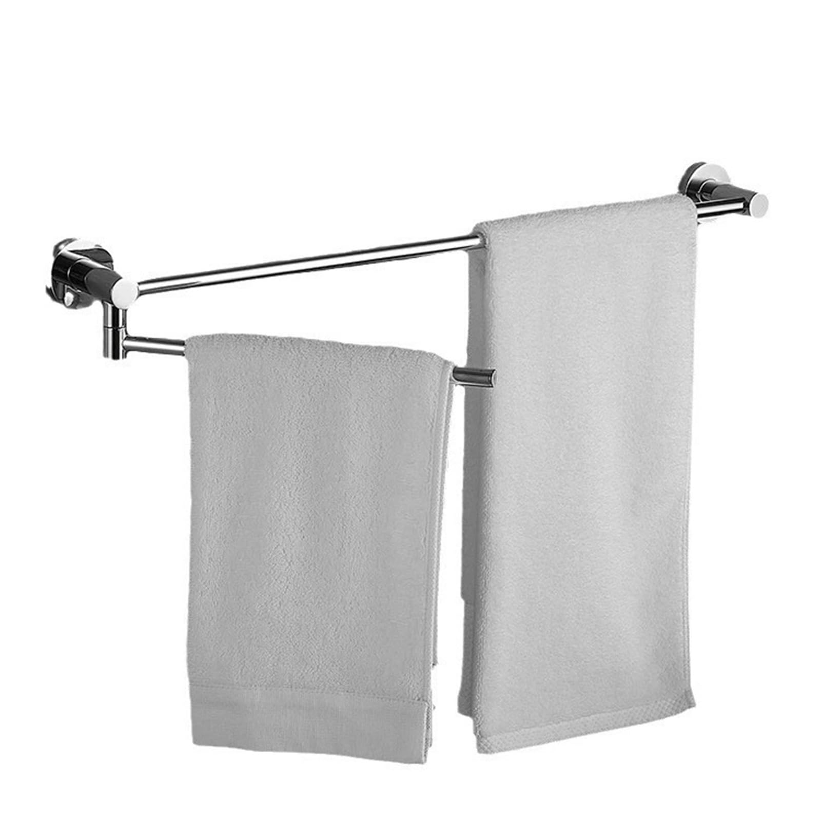 Porte-serviettes rotatif 180° à barres amovibles pour cuisine