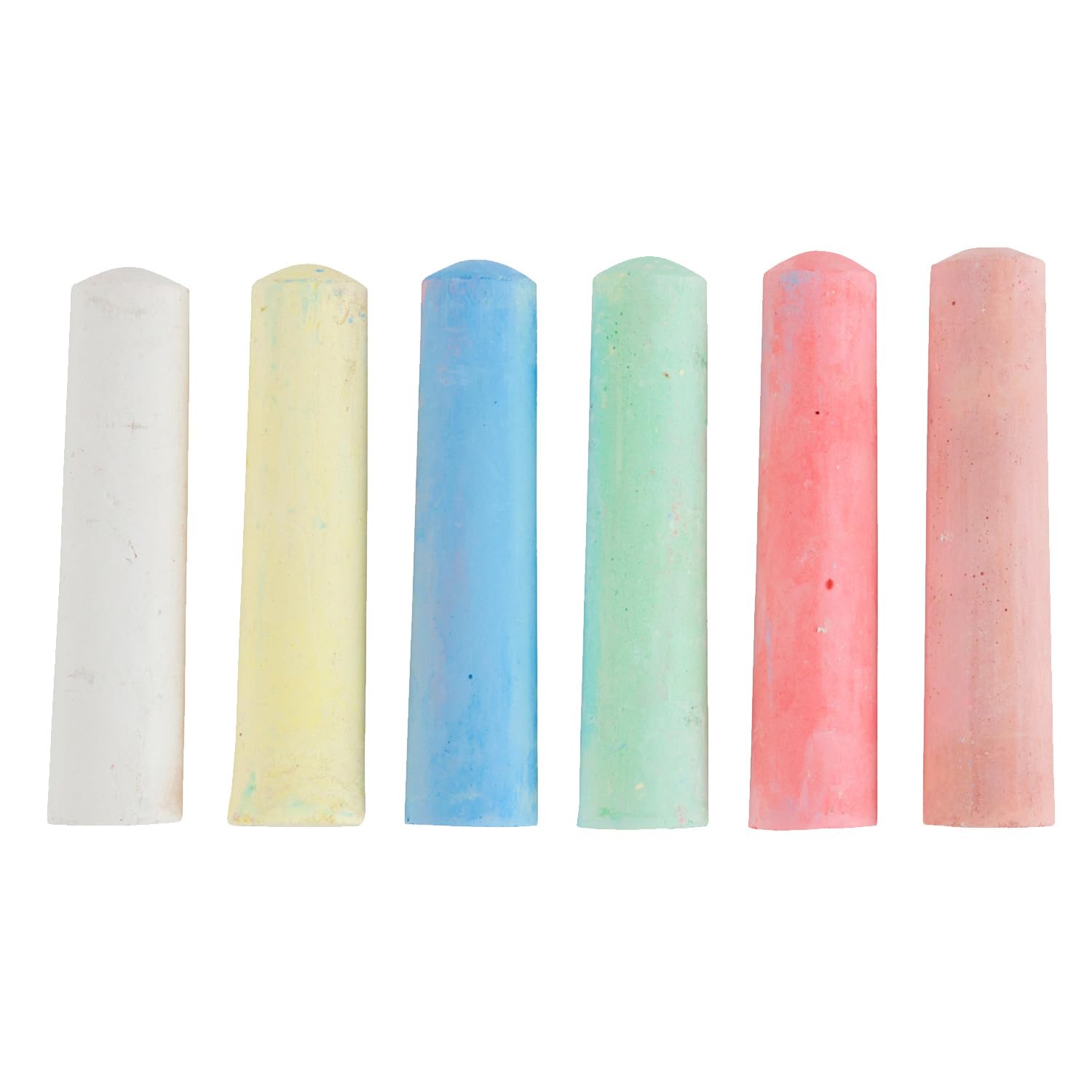 Idena 90520 - Gessetti per strada in astuccio di cartone, 12 confezioni da 6 gessetti ciascuna in diversi colori, per strada per disegnare su asfalto, pavimentazione o cemento