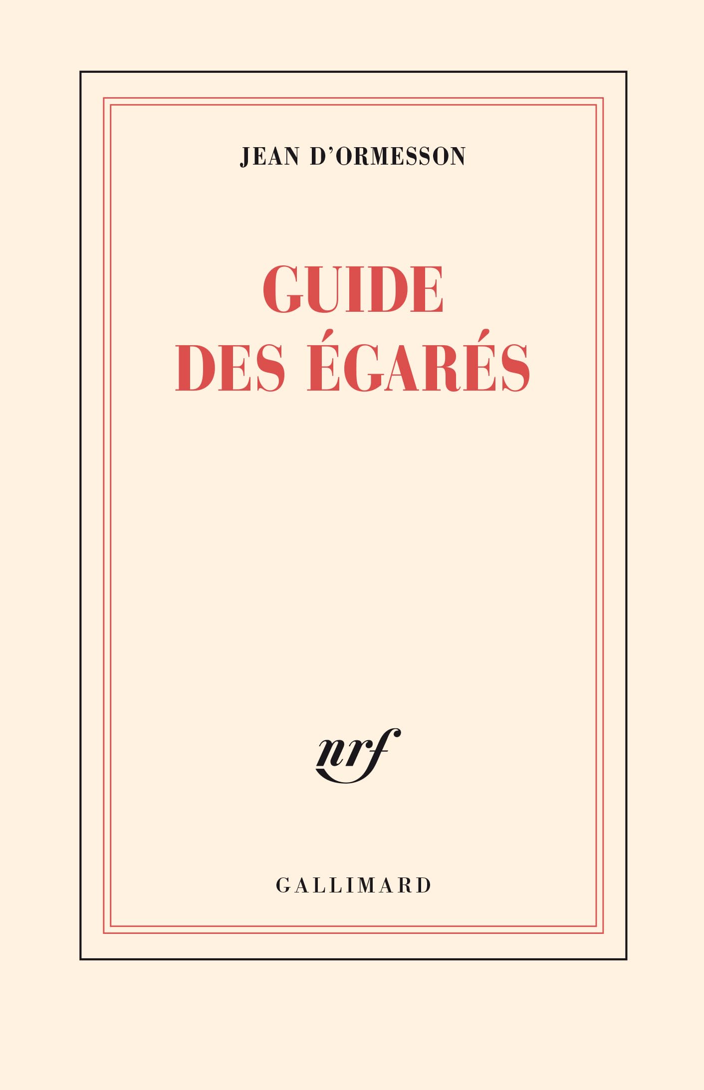Guide des égarés Jean d'Ormesson Guide des égarés | Amazon.com.br