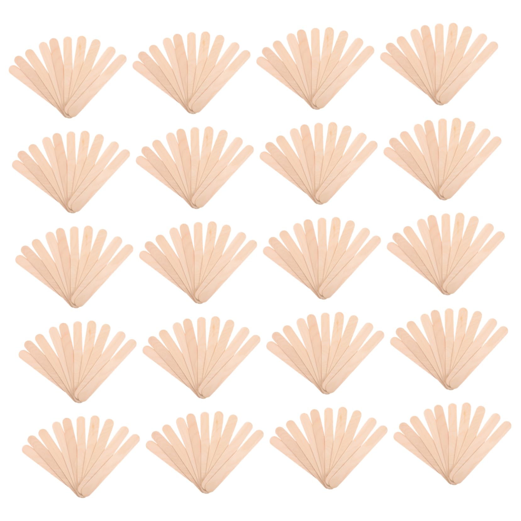 OUNONA Professional Clinic Tool 20packs Wooden Tongue Depressors Made for Easy Examination and Storage